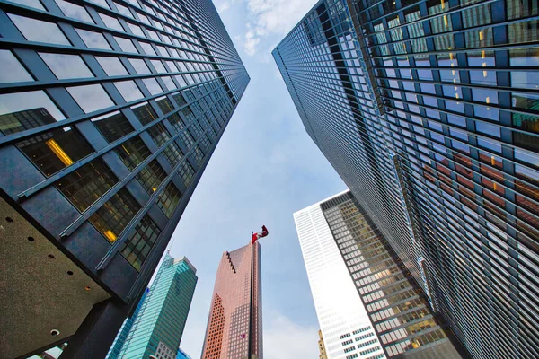 Фінансовий Район Торонто Центрі Міста — стокове фото