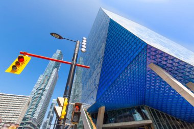 Toronto, Kanada-4 Nisan 2019: Toronto Kampüsü 'ndeki Ryerson Üniversitesi binaları