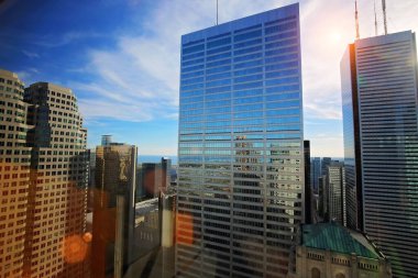 Toronto finans bölgesinin silüeti
