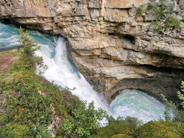 Banff Ulusal Parkı 'nda Johnston Kanyonu Yolu