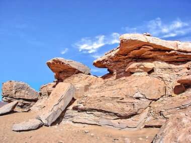 Bolivya, Salar de Uyuni, Arbol De Piedra manzara ve manzara