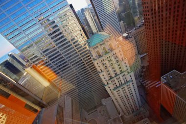 Toronto finans bölgesinin silüeti