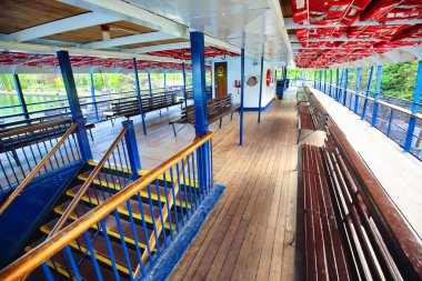 Toronto Adaları Feribotu Toronto Limanı 'ndan kalkıyor.