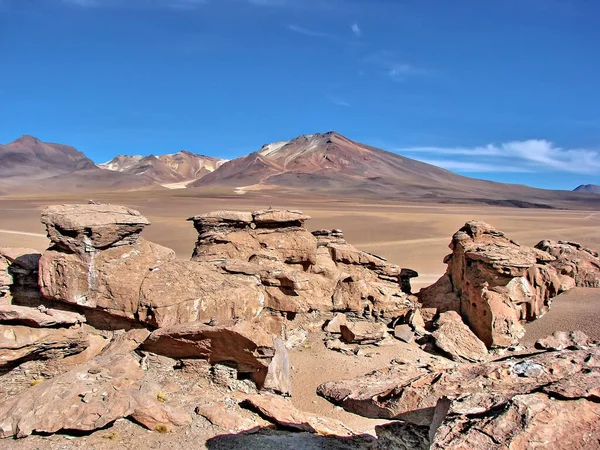 Bolivien Salar Uyuni Arbol Piedra Ausblicke Und Landschaften — Stockfoto