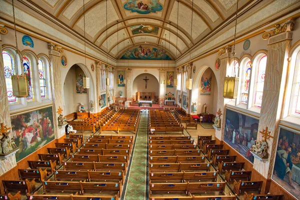 Penetanguishene Καναδάς Ιουλίου 2019 Ρωμαιοκαθολική Εκκλησία Της Αγίας Άννας Στην — Φωτογραφία Αρχείου