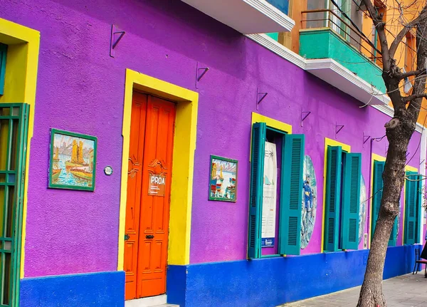 Buenos Aires Argentina Settembre 2018 Edifici Colorati Caminito Museo Strada — Foto Stock