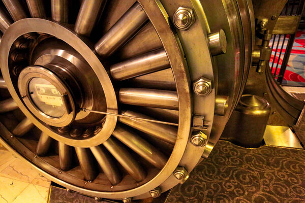Toronto, Canada-June 6, 2017: The Vault, a famous bank safe exhibit