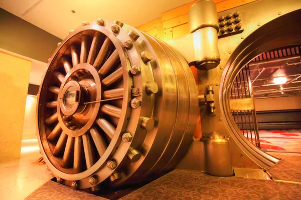 Vault Place Historic Underground Event Venues Famous Bank Safe Exhibit — Stock Photo, Image