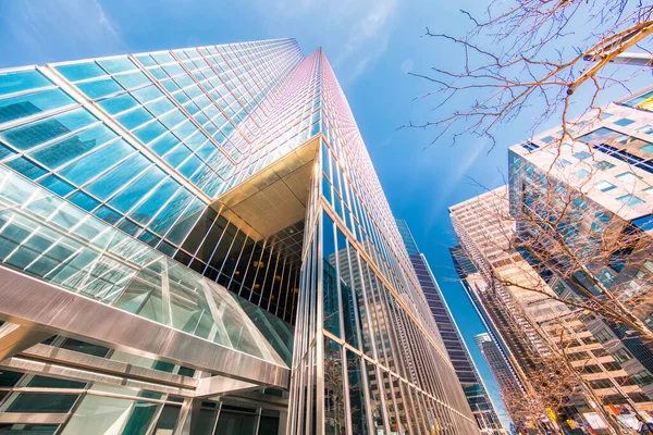 Фінансовий Район Торонто Центрі Міста Біля Бей Кінга — стокове фото