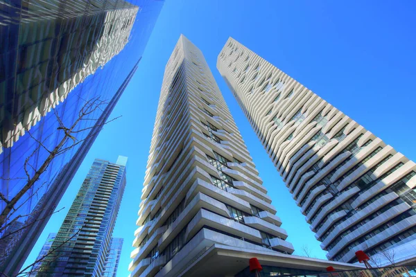 Toronto Finans Bölgesi Skyline — Stok fotoğraf