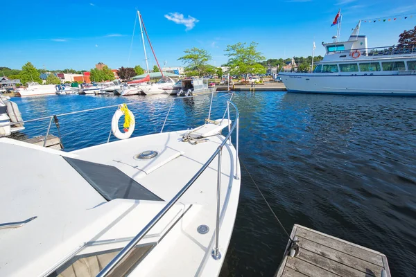 Midland Canada July 2019 Harbor Midland Town Located Georgian Bay — Foto de Stock