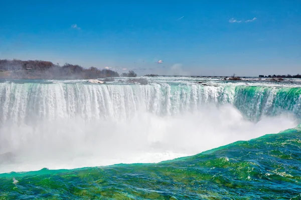 Канада Ниагарский Водопад Водопад Подкова Канадская Сторона — стоковое фото