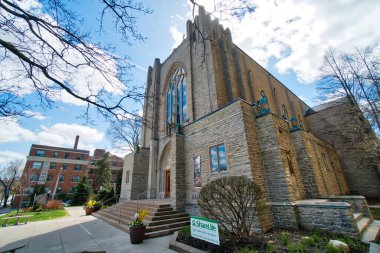 Toronto, Kanada-4 Nisan 2019: Glenview Presbyterian Kilisesi Toronto şehir merkezinde Yonge caddesinde yer almaktadır.