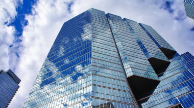 Toronto, Kanada-20 Haziran 2018: Toronto finans bölgesi silüeti