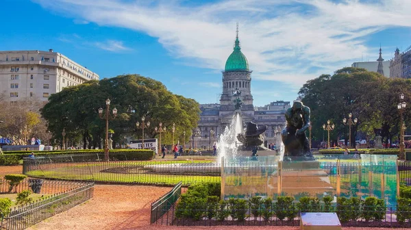 Buenos Aires Argentina May 2019 National Congress Plaza Buenos Aires — Stock Photo, Image