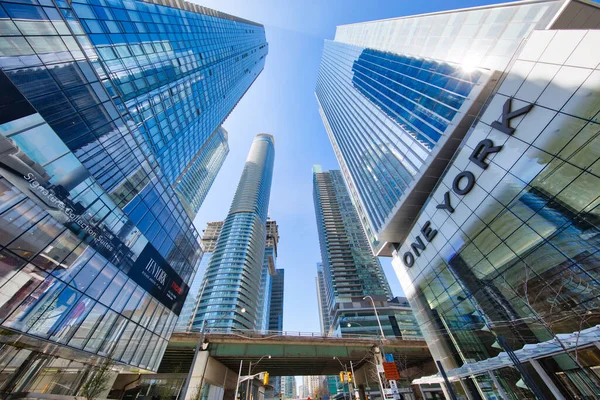 Toronto Ontario Canada Квітня 2019 Scenic Toronto Financial District Skyline — стокове фото