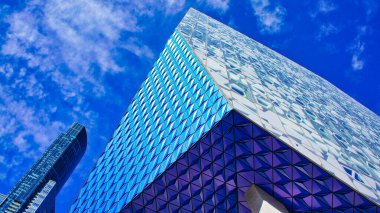 Toronto, Kanada-20 Mart 2018: Toronto şehir merkezindeki New Ryerson Üniversitesi
