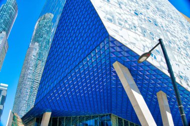Toronto, Kanada-4 Nisan 2019: Toronto 'da yeni inşa edilen Ryerson Üniversitesi