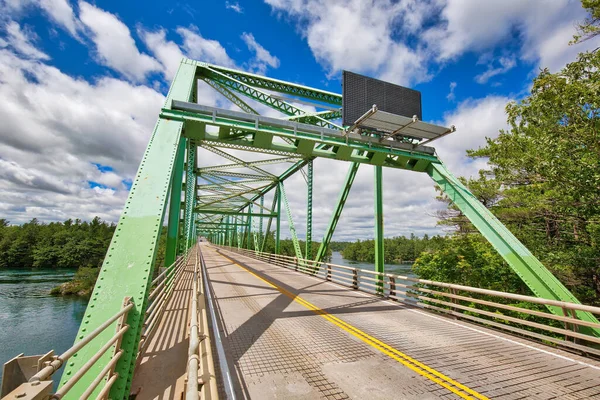 Brücke Über Den Sankt Lorenz Fluss Von 1000 Inseln Ontario — Stockfoto