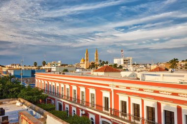 Mazatlan Eski Şehri, Meksika 'nın panoramik manzarası