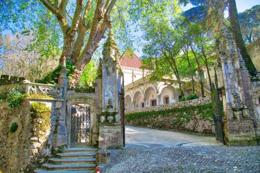 Cascais, Portekiz, Quinta da Regaleira manzara şatosu