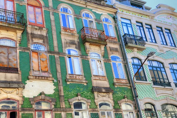 Ruas Porto Bonitas Coloridas — Fotografia de Stock