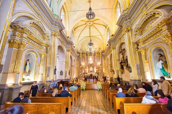 Monterrey México Dezembro 2018 Monterrey Macroplaza Catedral Metropolitana Monterrey — Fotografia de Stock