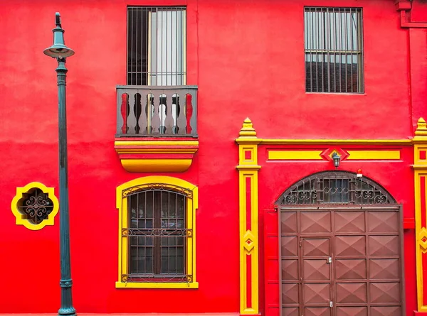 Colorful Buildings Historic City Center Santiago Chile — Stock Photo, Image