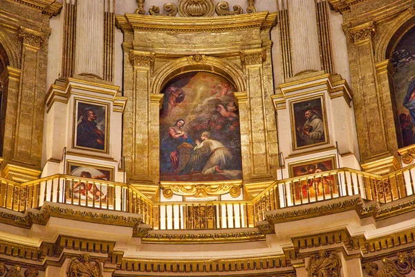 Granada Espanha Outubro 2016 Interiores Requintados Catedral Real Granada — Fotografia de Stock