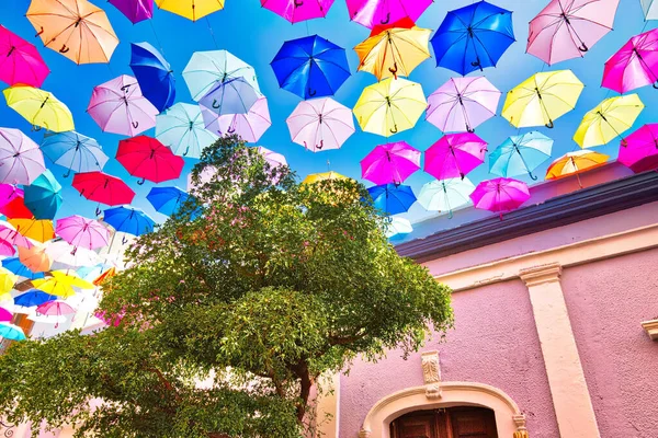 Tlaquepaque Malerischen Straßen Während Der Hauptreisezeit — Stockfoto
