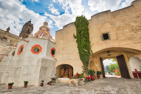 Meksyk Tepotzotlan Francisco Javier Church Historycznym Centrum Miasta — Zdjęcie stockowe