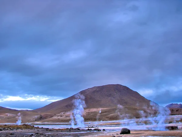 San Pedro Atacama Natursköna Tatio Geysers — Stockfoto