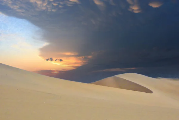 Perú Escénicas Colinas Dunas Del Desierto Huacachina — Foto de Stock