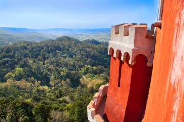 Sintra, Portekiz 'deki Renkli Pena Sarayı