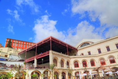 LISBON, PORTUGAL-ECTOBER 17, 2017: Lizbon 'un Renkli Sokakları