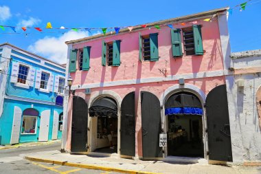 Charlotte Amalie caddeleri, ABD Virgin Adaları