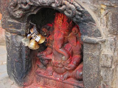 Katmandu, Nepal 'deki dini heykeller                               