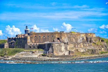 Castillo San Felipe del Morro Fortress in San Juan, Puerto Rico clipart