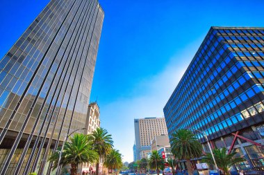Mexico City, Meksika-10 Aralık 2018: Paseo De Reforma yakınlarındaki Mexico City Finans Merkezi