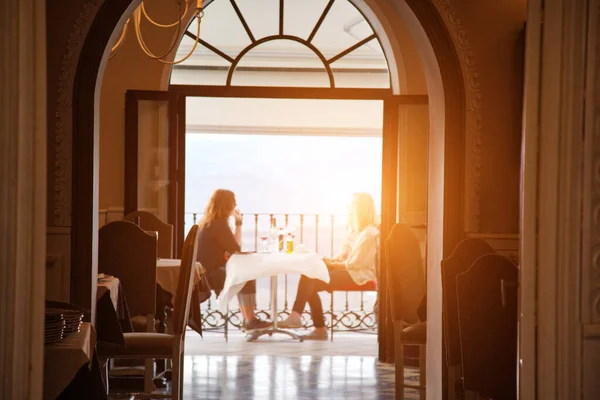 Ronda Andalusië Spanje Oktober 2017 Beroemde Ronda Restaurants Met Uitzicht — Stockfoto