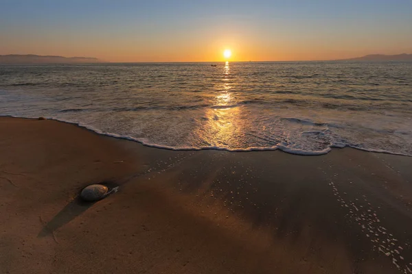 Puerto Vallarta Plajları Gün Batımları Manzaralı Okyanus Manzarası — Stok fotoğraf