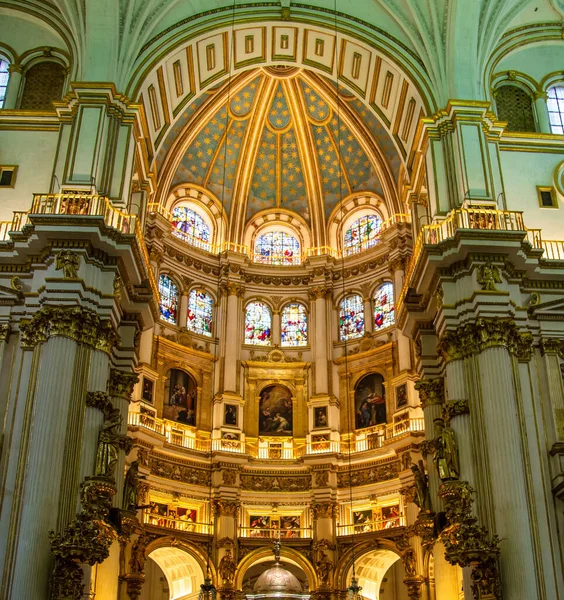 Granada Spain October 2019 Exquisite Interiors Landmark Granada Royal Cathedral — Stock Photo, Image