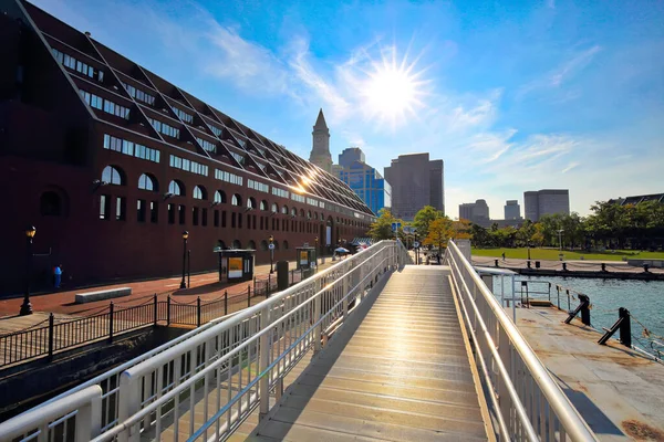 Boston Estados Unidos Septiembre 2017 Tours Barco Por Puerto Puerto —  Fotos de Stock