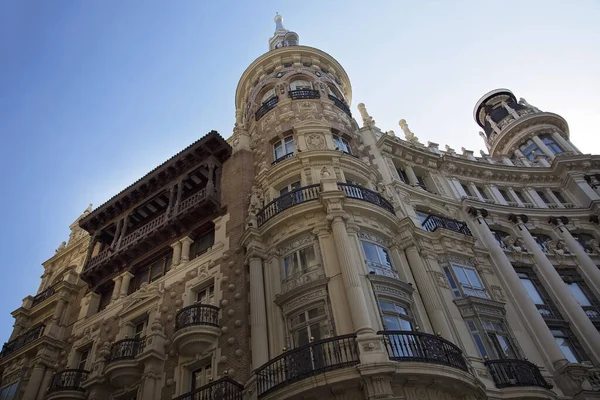 Madrid Caddesi Tarihi Şehir Merkezi Spanya — Stok fotoğraf