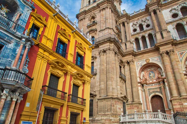 Catedral Central Málaga España — Foto de Stock