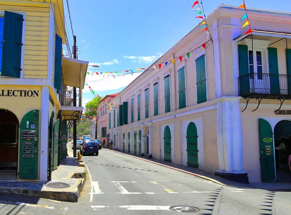 Charlotte Amalie Ilhas Virgens Dos Eua Maio 2019 Centro Histórico — Fotografia de Stock