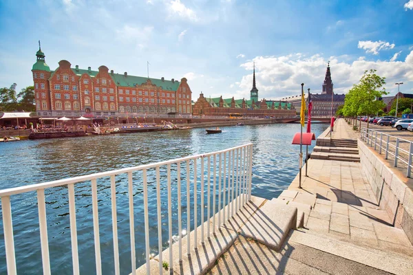 Copenhagen Denmark August 2018 Scenic Historic Old City Streets River — Stock Photo, Image