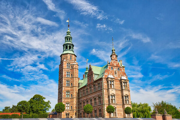 Copenhagen famous Rosenborg castle