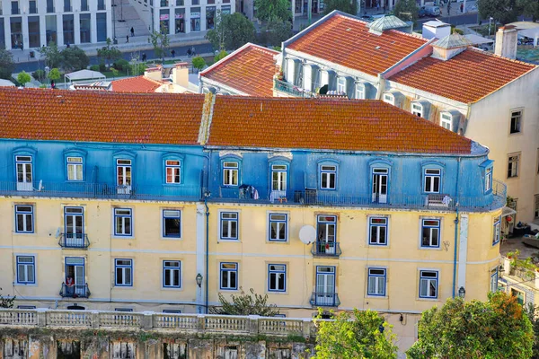 Lisboa Portugal Octubre 2017 Calles Coloridas Lisboa Vista Desde Mirador — Foto de Stock