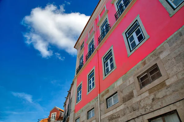 Lisbona Strade Colorate Alfama — Foto Stock